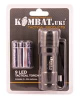 Kombat UK 9 LED Tactical Torch - Lighting: Survival Outdoors